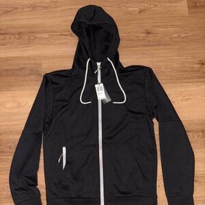 True Born Full-Zip Black Hoodie (M)